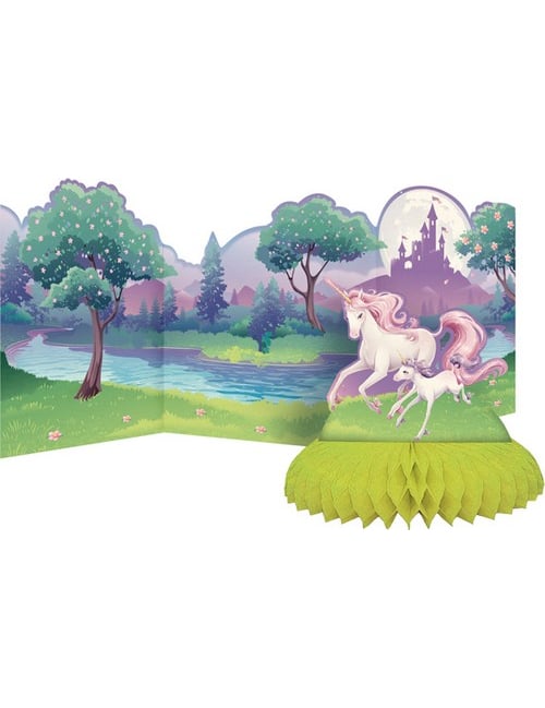 Magisches Einhorn Tischdekoration bunt Magisches Einhorn Tischdekoration bunt von CREATIVE PARTY USA