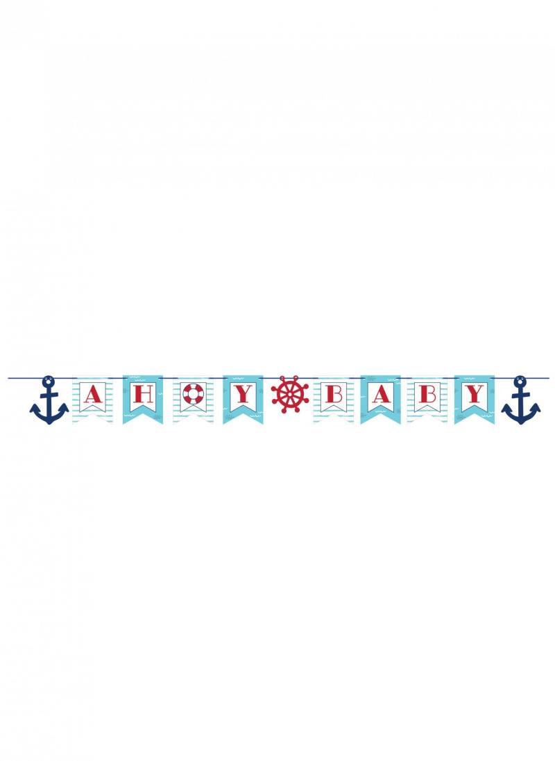 Papp-Banner Ahoy Baby Kleines Boot 188 x 14 cm Maritim Papp-Banner Ahoy Baby Kleines Boot 188 x 14 cm Maritim von CREATIVE PARTY USA