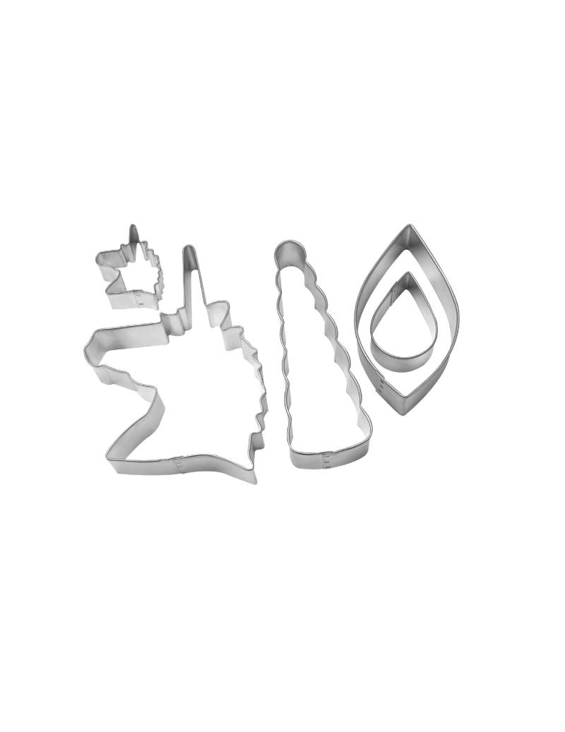 5er-Set Einhorn-Ausstecher für Torten, Ohren- und Horn-Kit 5er-Set Einhorn-Ausstecher für Torten, Ohren- und Horn-Kit von CREATIVE PARTY