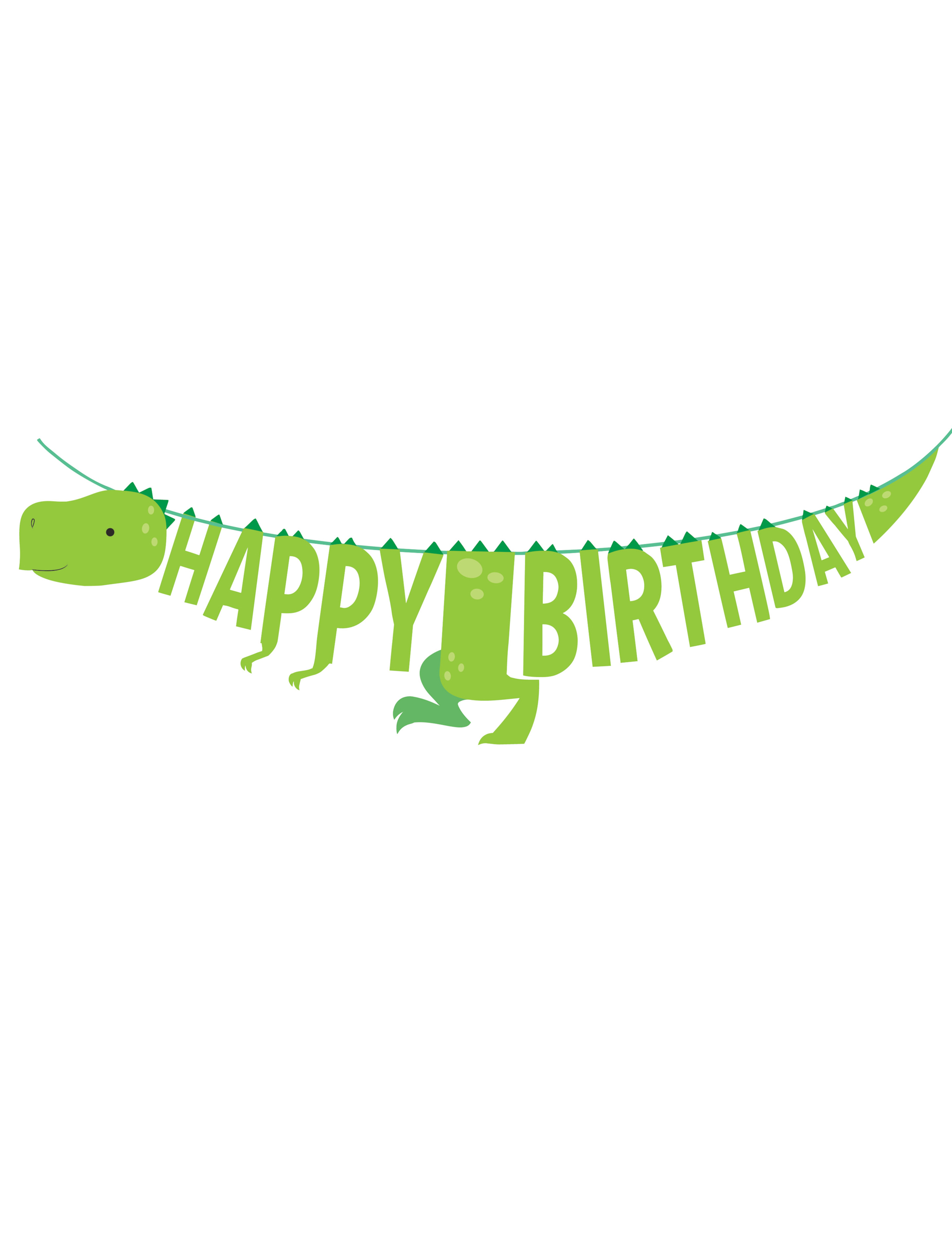 Happy Birthday Girlande Kleine Dinosaurier Papp-Deko 167 x 15 cm Geburtstagsfeier Happy Birthday Girlande Kleine Dinosaurier Papp-Deko 167 x 15 cm Geburtstagsfeier von CREATIVE PARTY