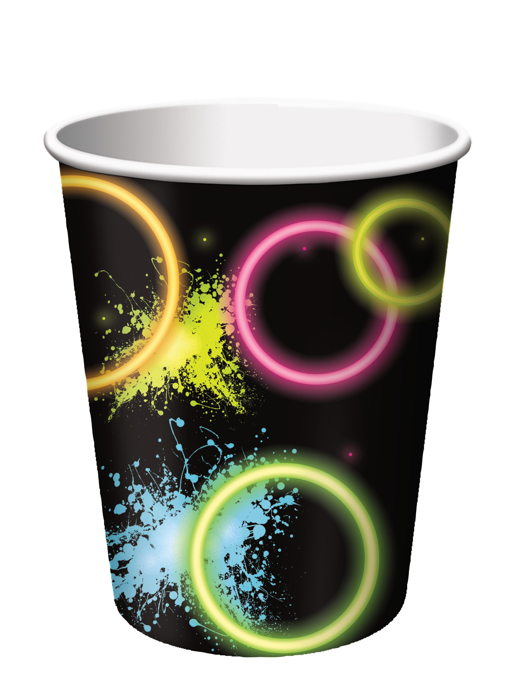 Pappbecher Glow Party 8 Stück bunt 266 ml Pappbecher Glow Party 8 Stück bunt 266 ml von BIGIEMME SRL