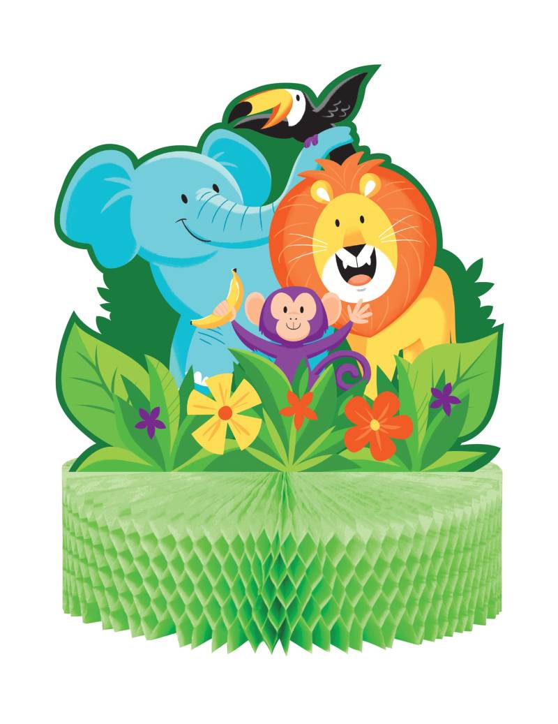Wabenpapier Tischaufsteller Dschungel Safari Geburtstag 28 x 23 cm Wabenpapier Tischaufsteller Dschungel Safari Geburtstag 28 x 23 cm von CREATIVE PARTY