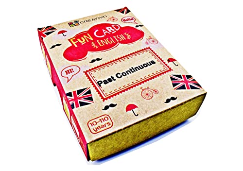 Fun Card English PAST CONTINUOUS (grammar and vocabulary flashcards + exciting game) von CREATIVO