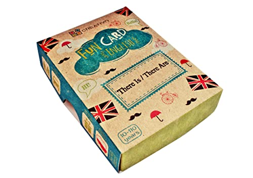 Fun Card English THERE IS/THERE ARE (grammar and vocabulary flashcards + exciting game) von CREATIVO