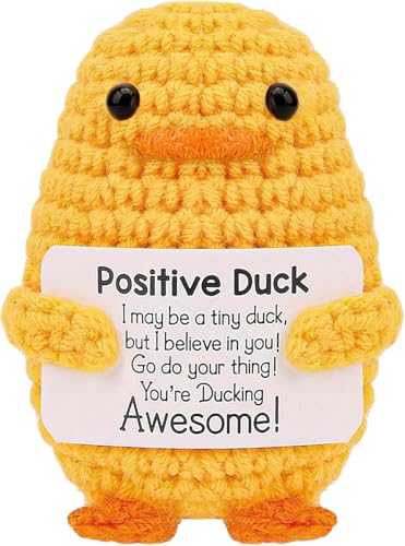 CREJOHY Positive Geschenke, emotionale Unterstützung, Geschenk, neuer Job, Geschenke für Frauen, Männer, Jungen, Mädchen, Geburtstagsgeschenk, Geschenke für Kinder ab 3 Jahren, Gelb CREJOHY Positive Geschenke, emotionale Unterstützung, Geschenk, neuer Job, Geschenke für Frauen, Männer, Jungen, Mädchen, Geburtstagsgeschenk, Geschenke für Kinder ab 3 Jahren, Gelb von CREJOHY