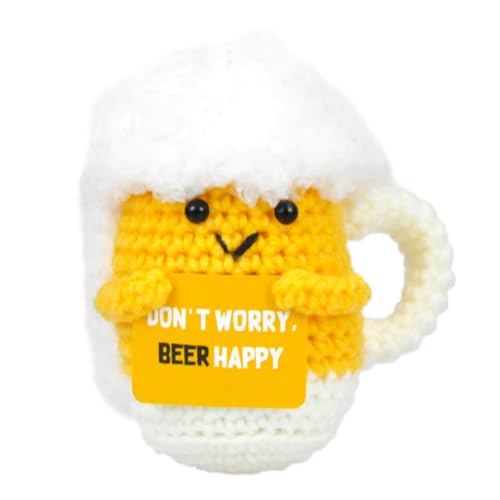 CREJOHY Positive Geschenke, emotionale Unterstützung, Geschenk, neuer Job, Geschenke für Frauen, Männer, Jungen, Mädchen, Geburtstagsgeschenk, Geschenke für Kinder ab 3 Jahren (Bier) von CREJOHY