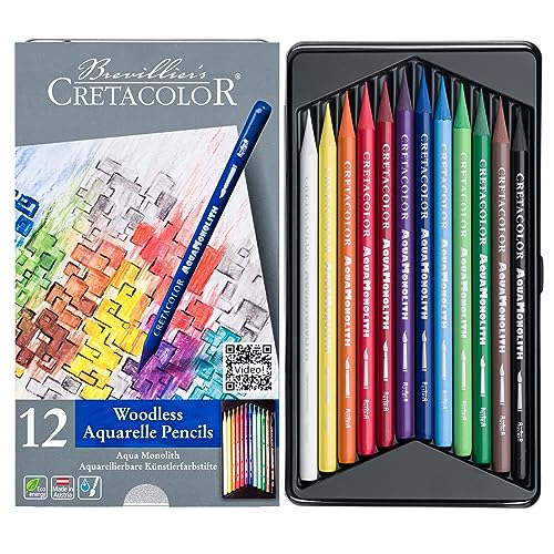 Cretacolor Farbminen Aqua Monolith, sortiert, 12er Metalletui Cretacolor Farbminen Aqua Monolith, sortiert, 12er Metalletui von Cretacolor