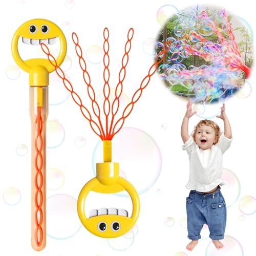 CRGANGZY 32-Loch Fünf-Krallen Seifenblasenstab – 5-Krallen Smiley Seifenblasenstöcke Neu for Kinder Handlicher Bläser for Spielzeug im Freien Partygames for Kindergeburtstage Campingpartys CRGANGZY 32-Loch Fünf-Krallen Seifenblasenstab – 5-Krallen Smiley Seifenblasenstöcke Neu for Kinder Handlicher Bläser for Spielzeug im Freien Partygames for Kindergeburtstage Campingpartys von CRGANGZY