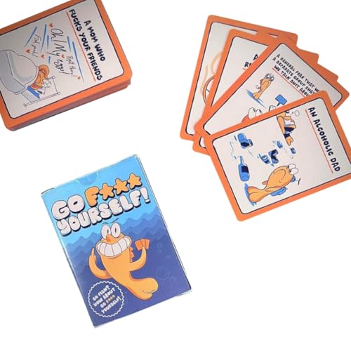 CRGANGZY Go Fish Yourself Kartenspiel Erwachsene Erwachsene lustige Kartenspiele, die Sie schon immer gewünscht haben, 2-8 Spieler kreatives Partyspiel pädagogisches Familienspiel for Geburtstagsfeier CRGANGZY Go Fish Yourself Kartenspiel Erwachsene Erwachsene lustige Kartenspiele, die Sie schon immer gewünscht haben, 2-8 Spieler kreatives Partyspiel pädagogisches Familienspiel for Geburtstagsfeier von CRGANGZY
