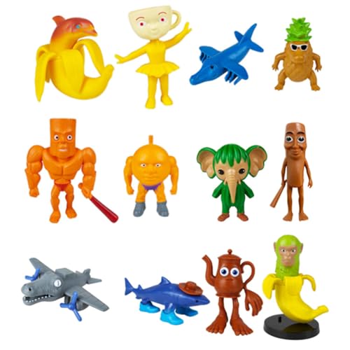 CRGANGZY Lustiges Italienisches Brainrot Tierfiguren-Set Tung Tung Tung Sahur Figuren Kreative Tralalero-inspirierte Desktop-Dekorationen for Zuhause und Büro Geschenk-Style C CRGANGZY Lustiges Italienisches Brainrot Tierfiguren-Set Tung Tung Tung Sahur Figuren Kreative Tralalero-inspirierte Desktop-Dekorationen for Zuhause und Büro Geschenk-Style C von CRGANGZY