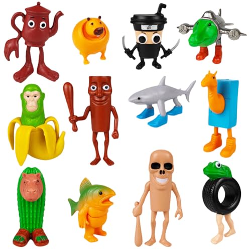 CRGANGZY Lustiges Italienisches Brainrot Tierfiguren-Set Tung Tung Tung Sahur Figuren Kreative Tralalero-inspirierte Desktop-Dekorationen for Zuhause und Büro Geschenk-Style F CRGANGZY Lustiges Italienisches Brainrot Tierfiguren-Set Tung Tung Tung Sahur Figuren Kreative Tralalero-inspirierte Desktop-Dekorationen for Zuhause und Büro Geschenk-Style F von CRGANGZY