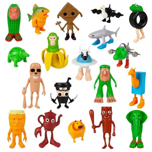 CRGANGZY Lustiges Italienisches Brainrot Tierfiguren-Set Tung Tung Tung Sahur Figuren Kreative Tralalero-inspirierte Desktop-Dekorationen for Zuhause und Büro Geschenk-Style H CRGANGZY Lustiges Italienisches Brainrot Tierfiguren-Set Tung Tung Tung Sahur Figuren Kreative Tralalero-inspirierte Desktop-Dekorationen for Zuhause und Büro Geschenk-Style H von CRGANGZY