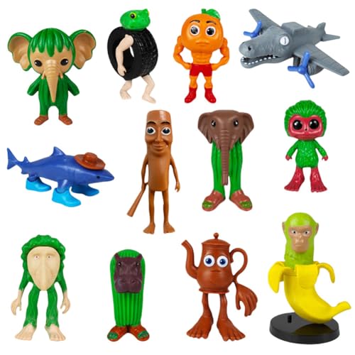 CRGANGZY Lustiges Italienisches Brainrot Tierfiguren-Set Tung Tung Tung Sahur Figuren Kreative Tralalero-inspirierte Desktop-Dekorationen for Zuhause und Büro Geschenk-Style K CRGANGZY Lustiges Italienisches Brainrot Tierfiguren-Set Tung Tung Tung Sahur Figuren Kreative Tralalero-inspirierte Desktop-Dekorationen for Zuhause und Büro Geschenk-Style K von CRGANGZY