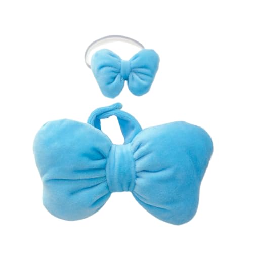 CRGANGZY Schleifenmuster Kleidungsset for Puppen, Maßgeschneiderte Kleidungsstücke mit Bezaubernder Schleife, Perfekt for Pop Mart Plüschtiere und Sammlerfiguren-Blau CRGANGZY Schleifenmuster Kleidungsset for Puppen, Maßgeschneiderte Kleidungsstücke mit Bezaubernder Schleife, Perfekt for Pop Mart Plüschtiere und Sammlerfiguren-Blau von CRGANGZY
