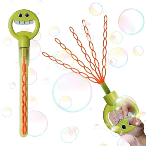 CrGangzy 32 Loch lächelnde Gesichtsblasenstab, 32 Loch lächelnde Gesichtsblasenhersteller mit 5 Krallen, 5 Klauen lächelnde Bubble -Stick, Bubble -Zauberstab Outdoor -Spielzeug for Kinder, B CrGangzy 32 Loch lächelnde Gesichtsblasenstab, 32 Loch lächelnde Gesichtsblasenhersteller mit 5 Krallen, 5 Klauen lächelnde Bubble -Stick, Bubble -Zauberstab Outdoor -Spielzeug for Kinder, B von CRGANGZY
