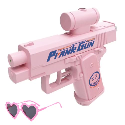 Vorderseite Rückensprühpistole mit Brille Mini Streich Squirt - Geschenk for Freund (Pink) von CRGANGZY