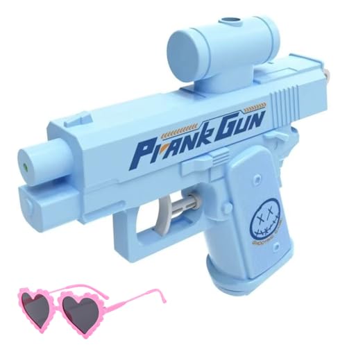 Vorderseite Rückensprühpistole mit Gläser Mini Streich Squirt - Geschenk for Freund (blau) von CRGANGZY