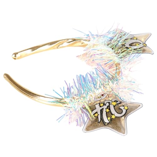 CRILSTYLEO Fünfzackiger Stern Kopfschmuck 2024 Silvesterparty Stirnbänder 2024 Silvester Kopfschmuck Dekoratives Haarband 2024 Stirnband Silvesterparty Haar Accessoire Photo Booth Requisiten CRILSTYLEO Fünfzackiger Stern Kopfschmuck 2024 Silvesterparty Stirnbänder 2024 Silvester Kopfschmuck Dekoratives Haarband 2024 Stirnband Silvesterparty Haar Accessoire Photo Booth Requisiten von CRILSTYLEO