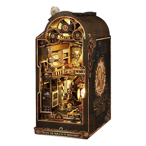 Book Nook Kits für Erwachsene - CRIOLPO Book Nook Kit Bücherregal Dekor DIY Miniaturhaus Kit für Bücherregal - Bastelsets für Erwachsene Buchecke Modellbausätze Winzige Haus Kunst und Handwerk Book Nook Kits für Erwachsene - CRIOLPO Book Nook Kit Bücherregal Dekor DIY Miniaturhaus Kit für Bücherregal - Bastelsets für Erwachsene Buchecke Modellbausätze Winzige Haus Kunst und Handwerk von CRIOLPO