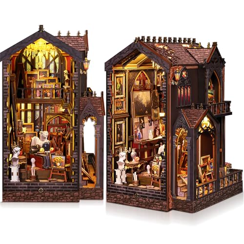 Book Nook Kits für Erwachsene - CRIOLPO Book Nook Kit Bücherregal Dekor DIY Miniaturhaus Kit für Bücherregal - Bastelsets für Erwachsene Buchecke Modellbausätze Winzige Haus Kunst und Handwerk Book Nook Kits für Erwachsene - CRIOLPO Book Nook Kit Bücherregal Dekor DIY Miniaturhaus Kit für Bücherregal - Bastelsets für Erwachsene Buchecke Modellbausätze Winzige Haus Kunst und Handwerk von CRIOLPO