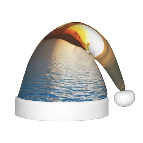 CRJSYCBYB Bedruckte Weihnachtsmütze für Kinder, mit Sonnenaufgang, glitzernd, leuchtende Weihnachtsmütze CRJSYCBYB Bedruckte Weihnachtsmütze für Kinder, mit Sonnenaufgang, glitzernd, leuchtende Weihnachtsmütze von CRJSYCBYB