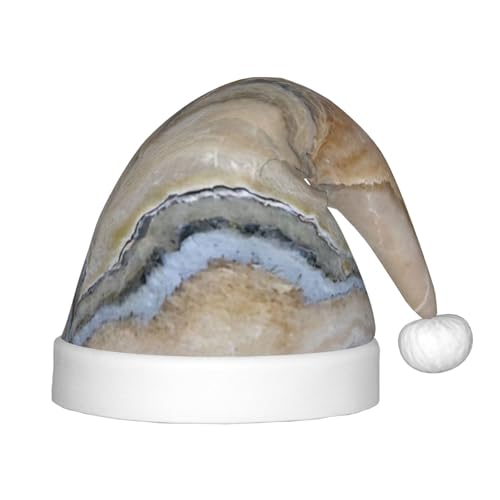 CRJSYCBYB Onyx-Stein, hellblau, bedruckte Weihnachtsmütze für Kinder, Weihnachtsmütze mit Glitzer, leuchtende Weihnachtsmütze CRJSYCBYB Onyx-Stein, hellblau, bedruckte Weihnachtsmütze für Kinder, Weihnachtsmütze mit Glitzer, leuchtende Weihnachtsmütze von CRJSYCBYB
