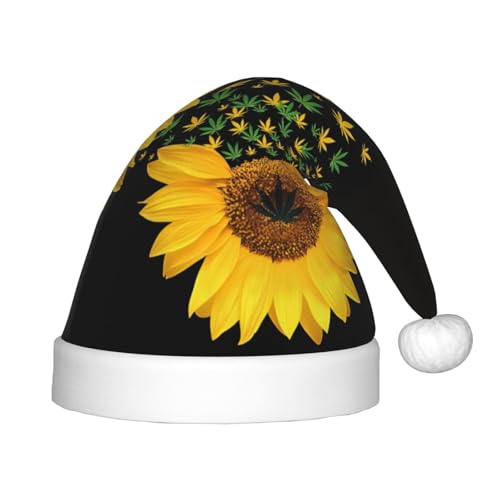 CRJSYCBYB Weihnachtsmütze mit Sonnenblumen-Motiv für Kinder, glitzernde Weihnachtsmütze, leuchtende Weihnachtsmütze CRJSYCBYB Weihnachtsmütze mit Sonnenblumen-Motiv für Kinder, glitzernde Weihnachtsmütze, leuchtende Weihnachtsmütze von CRJSYCBYB