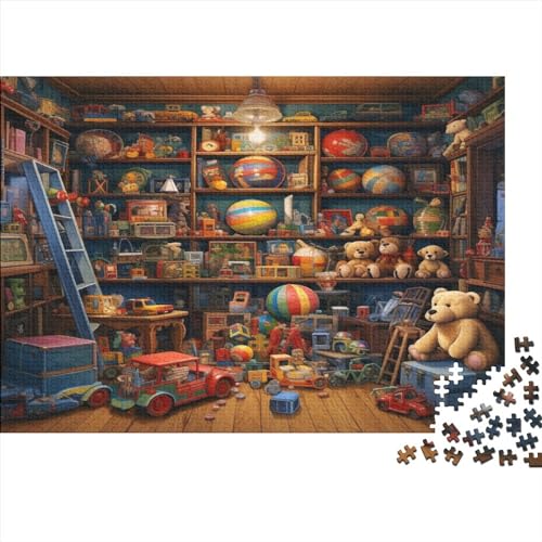 Das Puppenhaus, 500 Teile, für Erwachsene, lustiges Puzzle, Bildungsspiel, Spielzeug, geistiges Spiel, Spielzeug, Entspannung und Intelligenz, 500 Stück (52 x 38 cm) von CRJUS