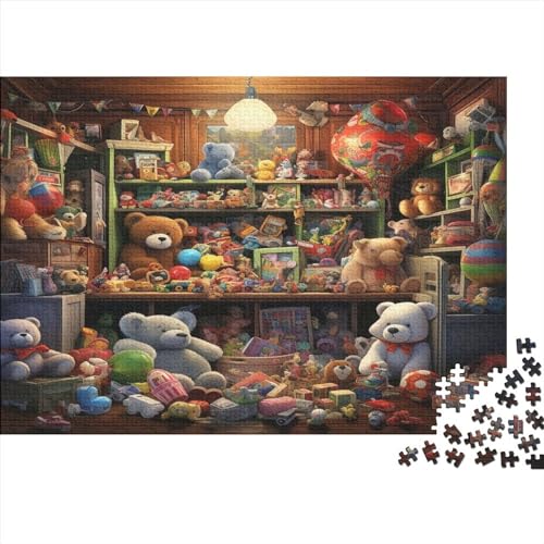Das Puppenhaus 1000 Teile Puzzle Erwachsene Spaßspielzeug Intellektuelles Spiel Spielzeug Bildung Spiel Dekoration Entspannung Und Intelligenz 1000 Teile (75x50cm) von CRJUS
