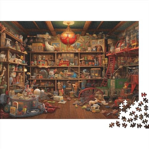 Das Puppenhaus 300-teiliges Puzzle für Erwachsene, lustiges Spielzeug, Intellektuelles Spiel, Spielzeug, Bildungsspiel, Dekoration, Entspannung und Intelligenz, 300 Teile (40 x 28 cm) von CRJUS