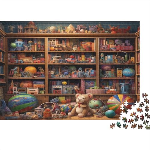 Das Puppenhaus-Puzzle, 500 Teile, lustiges Spielzeug für Erwachsene, Denkspiel, Spielzeug, Bildungsspiel, hochwertig und langlebig, 500 Teile (52 x 38 cm) von CRJUS