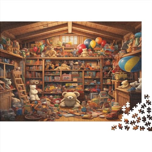 Das Puppenhaus-Puzzle, 500 Teile, lustiges Spielzeug für Erwachsene, geistiges Spiel, Dekoration, Spielzeug, Bildungsspiel, Entspannung und Intelligenz, 500 Teile (52 x 38 cm) von CRJUS