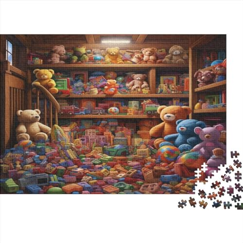 Das Puppenhaus für Erwachsene, lustiges 1000-teiliges Puzzle, Spielzeug, Intellektuelles Spiel, Bildungsspiel, Entspannung und Intelligenz, 1000 Stück (75 x 50 cm) von CRJUS