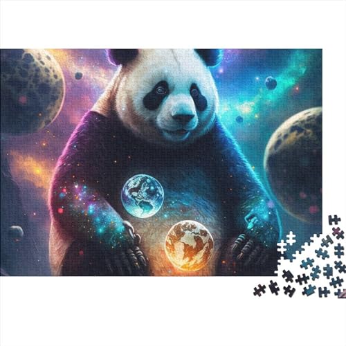 Puzzles für Erwachsene, Panda, 300 Teile, Holzpuzzles, Puzzles für 14-Jährige, tolles Geschenk für Erwachsene, 300 Teile (40 x 28 cm) von CRJUS