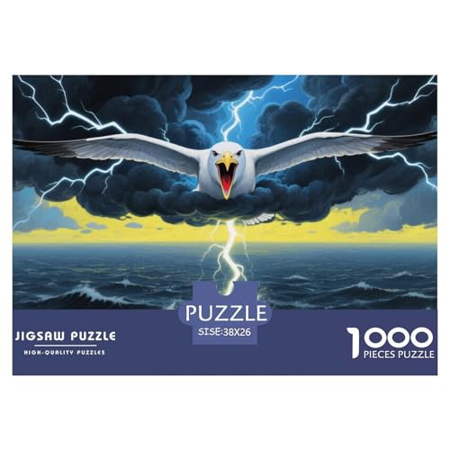 AlFledermausross Puzzle 1000 Teile Schwer Puzzle Spielzeug Pädagogisches Spiel Impossible Herausforderungsspielzeug Für Erwachsene Und Kinder Ab 14 Jahren 38x26cm/1000pcs von CRKATXU