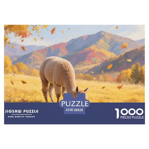 Alpakas Puzzle 1000 Teile Schwer Puzzle Spielzeug Pädagogisches Spiel Impossible Herausforderungsspielzeug Für Erwachsene Und Kinder in Bewährter 38x26cm/1000pcs Alpakas Puzzle 1000 Teile Schwer Puzzle Spielzeug Pädagogisches Spiel Impossible Herausforderungsspielzeug Für Erwachsene Und Kinder in Bewährter 38x26cm/1000pcs von CRKATXU