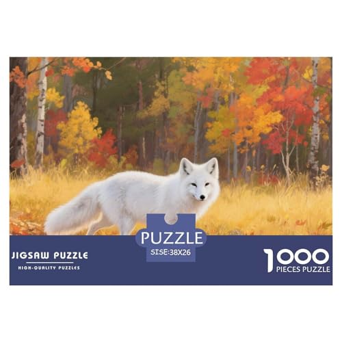 Arktischer Fuchs Puzzles 1000 Teile Schwer Puzzle Spielzeug Pädagogisches Spiel Impossible Herausforderungsspielzeug Für Erwachsene Und Kinder in Bewährter 38x26cm/1000pcs Arktischer Fuchs Puzzles 1000 Teile Schwer Puzzle Spielzeug Pädagogisches Spiel Impossible Herausforderungsspielzeug Für Erwachsene Und Kinder in Bewährter 38x26cm/1000pcs von CRKATXU