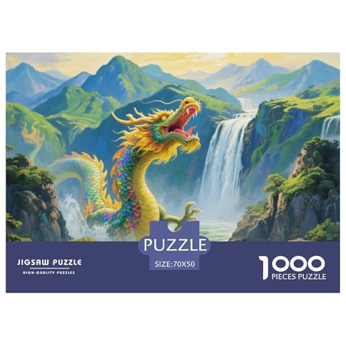 Asiatischer Drache Puzzle 1000 Teile Schwer Puzzle Spielzeug Pädagogisches Spiel Impossible Herausforderungsspielzeug Für Erwachsene Und Kinder Ab 14 Jahren 70x50cm/1000pcs Asiatischer Drache Puzzle 1000 Teile Schwer Puzzle Spielzeug Pädagogisches Spiel Impossible Herausforderungsspielzeug Für Erwachsene Und Kinder Ab 14 Jahren 70x50cm/1000pcs von CRKATXU