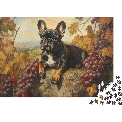 BULLHund Puzzles 1000 Teile Schwer Puzzle Spielzeug Pädagogisches Spiel Impossible Herausforderung Spielzeug Für Erwachsene Kinder 1000pcs (75x50cm) von CRKATXU
