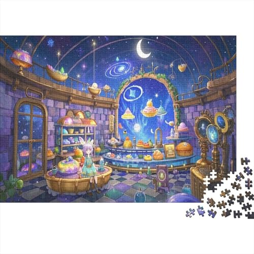 Bäckerei 1000 Teile Puzzle Für Für Erwachsene Ab 14 Jahren Warm Yellow Lighting and Happiness Jigsaws Puzzles Puzzle Für Erwachsene von CRKATXU