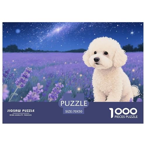 Bichon Frise Puzzles 1000 Teile Schwer Puzzle Spielzeug Pädagogisches Spiel Impossible Herausforderungsspielzeug Für Erwachsene Kinder 70x50cm/1000pcs Bichon Frise Puzzles 1000 Teile Schwer Puzzle Spielzeug Pädagogisches Spiel Impossible Herausforderungsspielzeug Für Erwachsene Kinder 70x50cm/1000pcs von CRKATXU