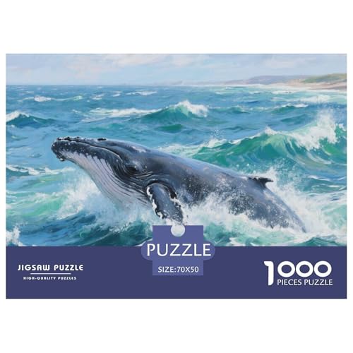 Blauer Wal Puzzle 1000-teilige Schwer Puzzle Spielzeug Pädagogisches Spiel Impossible Herausforderung Spielzeug Für Erwachsene Und Kinder Ab 14 Jahren 70x50cm/1000pcs Blauer Wal Puzzle 1000-teilige Schwer Puzzle Spielzeug Pädagogisches Spiel Impossible Herausforderung Spielzeug Für Erwachsene Und Kinder Ab 14 Jahren 70x50cm/1000pcs von CRKATXU