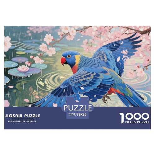 Budgerigar Puzzle 1000 Teile Schwer Puzzle Spielzeug Pädagogisches Spiel Impossible Herausforderung Spielzeug Für Erwachsene Und Kinder in Bewährter 38x26cm/1000pcs Budgerigar Puzzle 1000 Teile Schwer Puzzle Spielzeug Pädagogisches Spiel Impossible Herausforderung Spielzeug Für Erwachsene Und Kinder in Bewährter 38x26cm/1000pcs von CRKATXU