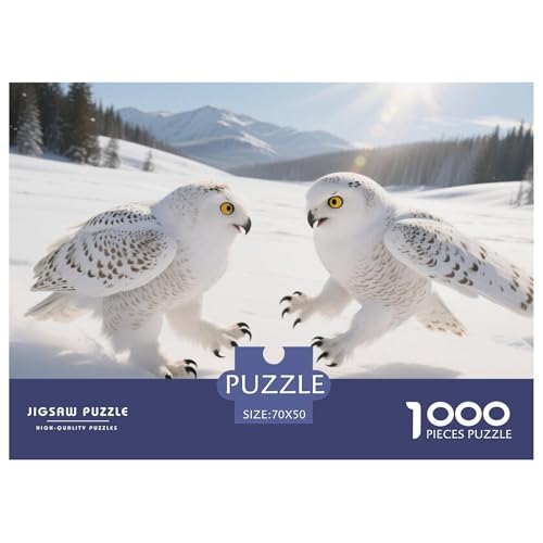 Búho De Nieve Puzzle 1000 Teile Schwer Puzzle Spielzeug Pädagogisches Spiel Impossible Herausforderungsspielzeug Für Erwachsene Kinder 70x50cm/1000pcs Búho De Nieve Puzzle 1000 Teile Schwer Puzzle Spielzeug Pädagogisches Spiel Impossible Herausforderungsspielzeug Für Erwachsene Kinder 70x50cm/1000pcs von CRKATXU