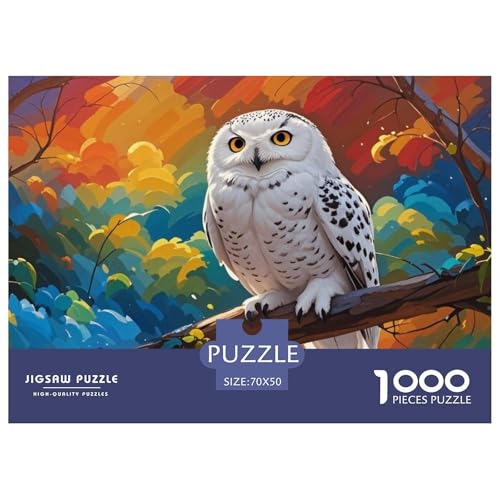 Búho De Nieve Puzzles 1000 Teile Schwer Puzzle Spielzeug Lernspiel Impossible Herausforderungsspielzeug Für Erwachsene Kinder 70x50cm/1000pcs Búho De Nieve Puzzles 1000 Teile Schwer Puzzle Spielzeug Lernspiel Impossible Herausforderungsspielzeug Für Erwachsene Kinder 70x50cm/1000pcs von CRKATXU