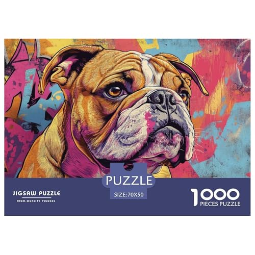 BullHunds Puzzle 1000-teilige Schwer Puzzle Spielzeug Pädagogisches Spiel Impossible Herausforderung Spielzeug Für Erwachsene Und Kinder in Bewährter 70x50cm/1000pcs BullHunds Puzzle 1000-teilige Schwer Puzzle Spielzeug Pädagogisches Spiel Impossible Herausforderung Spielzeug Für Erwachsene Und Kinder in Bewährter 70x50cm/1000pcs von CRKATXU