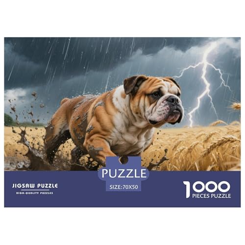 BullHunds Puzzle 1000-teilige Schwer Puzzle Spielzeug Pädagogisches Spiel Impossible Herausforderungsspielzeug Für Erwachsene Kinder 70x50cm/1000pcs BullHunds Puzzle 1000-teilige Schwer Puzzle Spielzeug Pädagogisches Spiel Impossible Herausforderungsspielzeug Für Erwachsene Kinder 70x50cm/1000pcs von CRKATXU