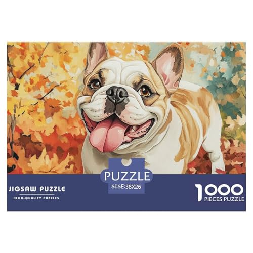 BullHunds Puzzles 1000 Teile Schwer Puzzle Spielzeug Lernspiel Impossible Herausforderung Spielzeug Für Erwachsene Und Kinder Ab 12 Jahren 38x26cm/1000pcs von CRKATXU