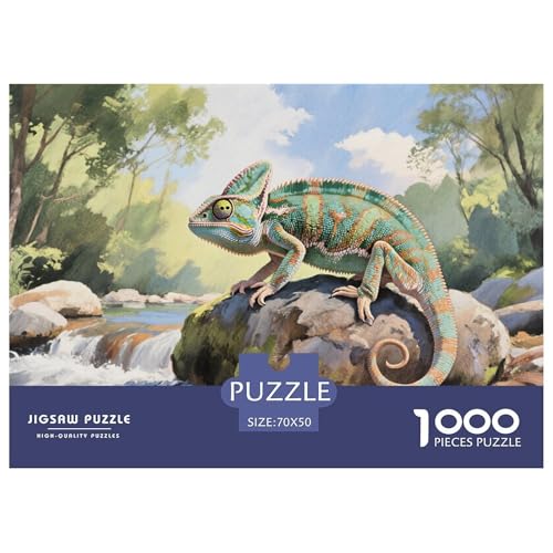 Chameleon Puzzle 1000-teilige Schwer Puzzle Spielzeug Lernspiel Impossible Herausforderungsspielzeug Für Erwachsene Kinder 70x50cm/1000pcs Chameleon Puzzle 1000-teilige Schwer Puzzle Spielzeug Lernspiel Impossible Herausforderungsspielzeug Für Erwachsene Kinder 70x50cm/1000pcs von CRKATXU