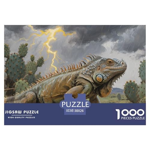 Chameleon Puzzle 1000-teilige Schwer Puzzle Spielzeug Lernspiel Impossible Herausforderungsspielzeug Für Erwachsene Und Kinder Ab 14 Jahren 38x26cm/1000pcs Chameleon Puzzle 1000-teilige Schwer Puzzle Spielzeug Lernspiel Impossible Herausforderungsspielzeug Für Erwachsene Und Kinder Ab 14 Jahren 38x26cm/1000pcs von CRKATXU